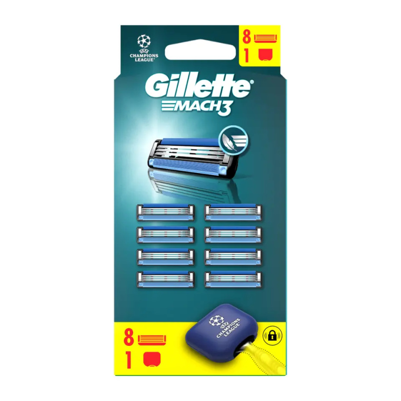 Gillette Mach3 náhradní břity 8 ks
