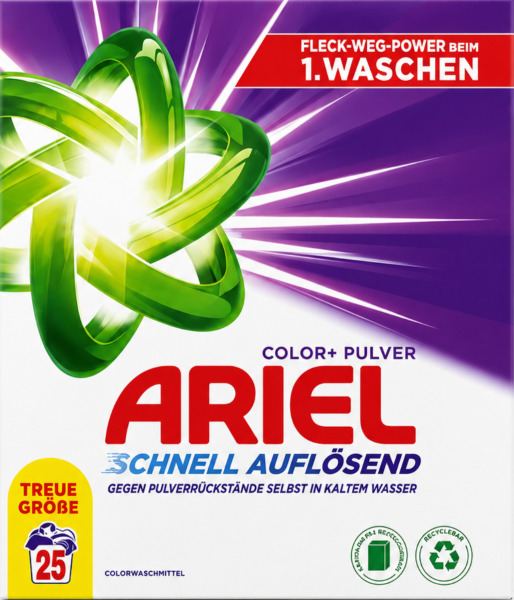 Ariel prac. prášek 1500g/25PD Color
