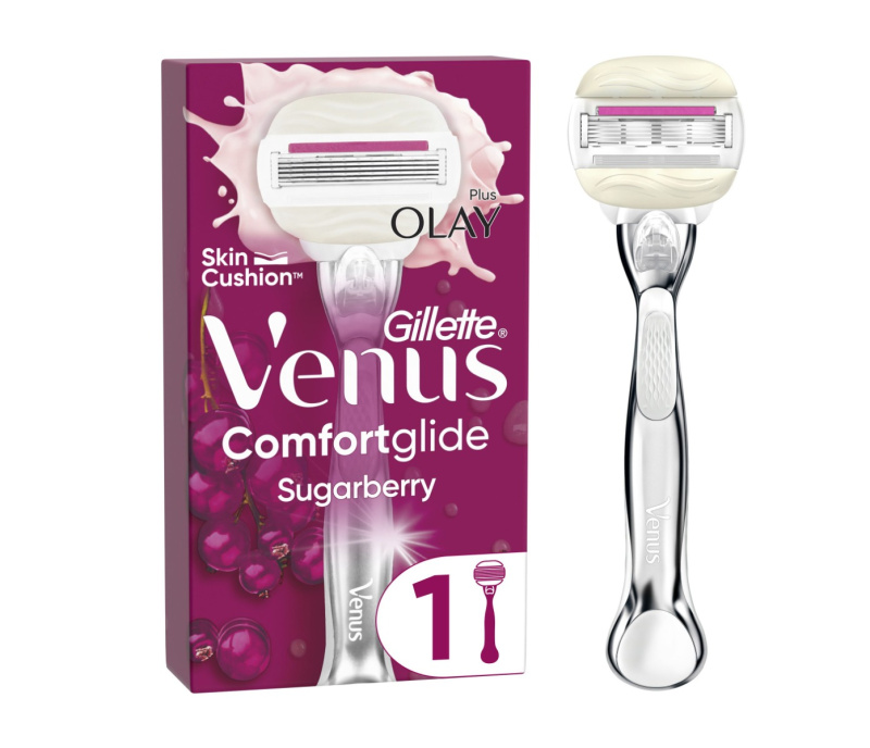 Gillette Venus ComfortGlide Sugarberry holicí strojek s vyměnitelnou hlavicí 1 ks