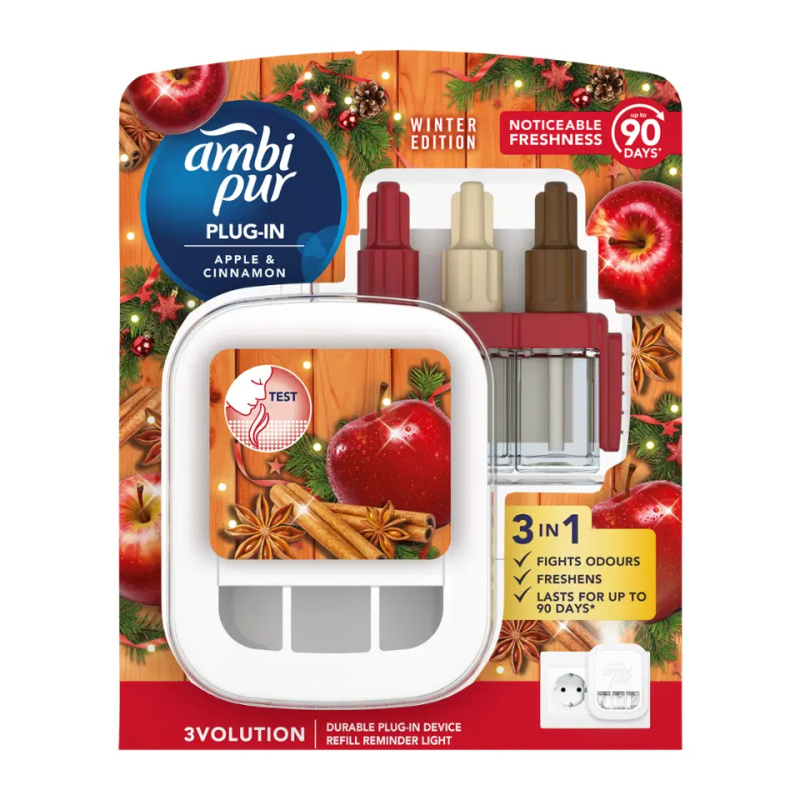 Ambi Pur 3 Volution - elektrický osvěžovač vzduchu - Spiced Apple