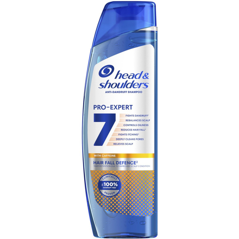Head & Shoulders Anti-Dandruff Shampoo Pro-Expert 7 Hair Fall Defense šampon s kofeinem