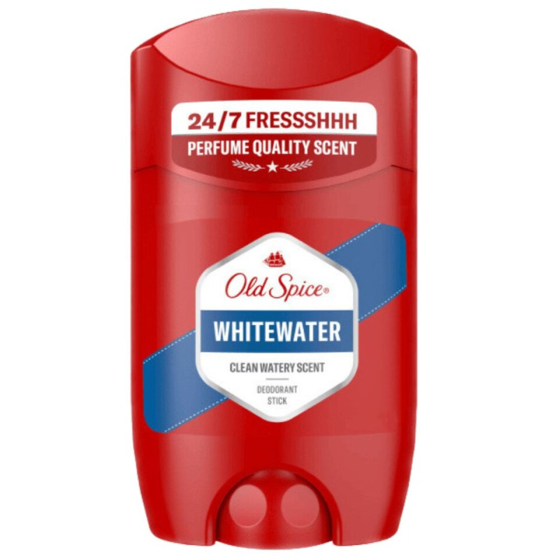 Old Spice Whitewater tuhý deodorant pro muže 50 g