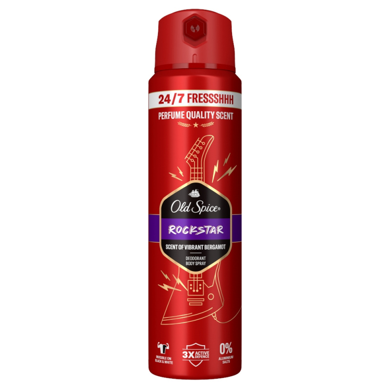 Old Spice RockStar deodorant ve spreji pro muže 150 ml