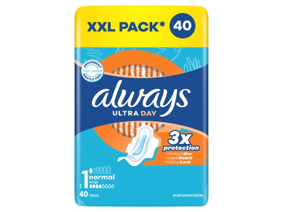 Always Ultra Day Normal hygienické vložky 40 ks