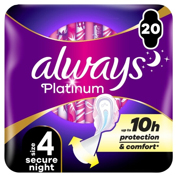 Always Platinum Secure Night vložky 20 ks