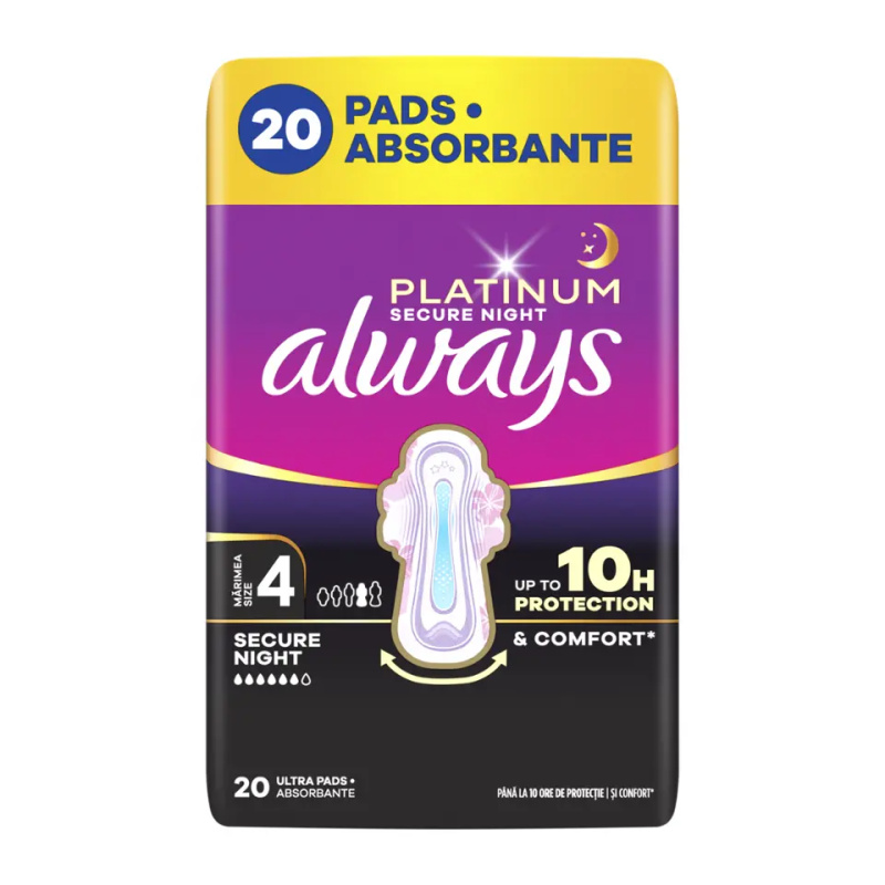Always Platinum Secure Night vložky 20 ks