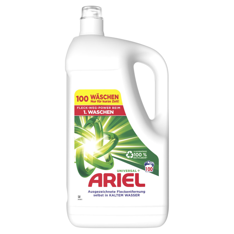 Gel na praní Ariel - na bílé prádlo, 100 pracích dávek