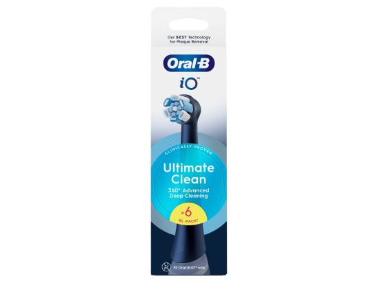 Oral B iO Ultimate Clean náhradní hlavice pro zubní kartáček Black 6 ks