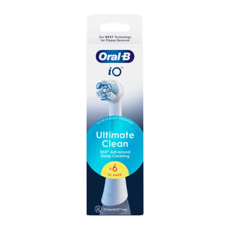 Oral B iO Ultimate Clean náhradní hlavice pro zubní kartáček White 6 ks