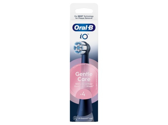 Oral B iO Gentle Care náhradní hlavice pro citlivé dásně Black 4 ks