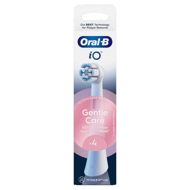 Oral B iO Gentle Care náhradní hlavice pro citlivé dásně White 4 ks