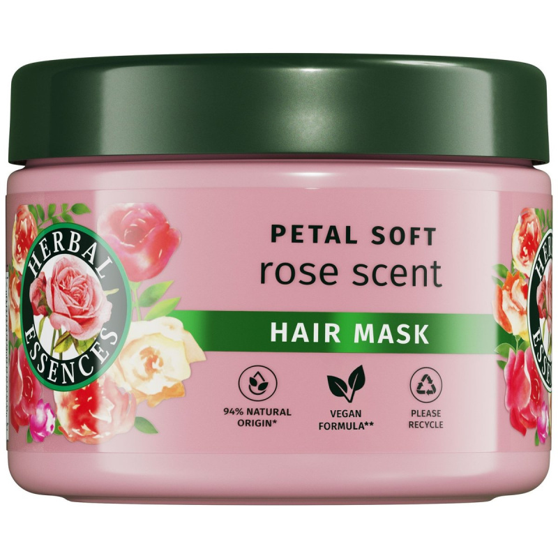 Herbal Essences Rose Scent Petal Soft intenzivní maska na suché vlasy