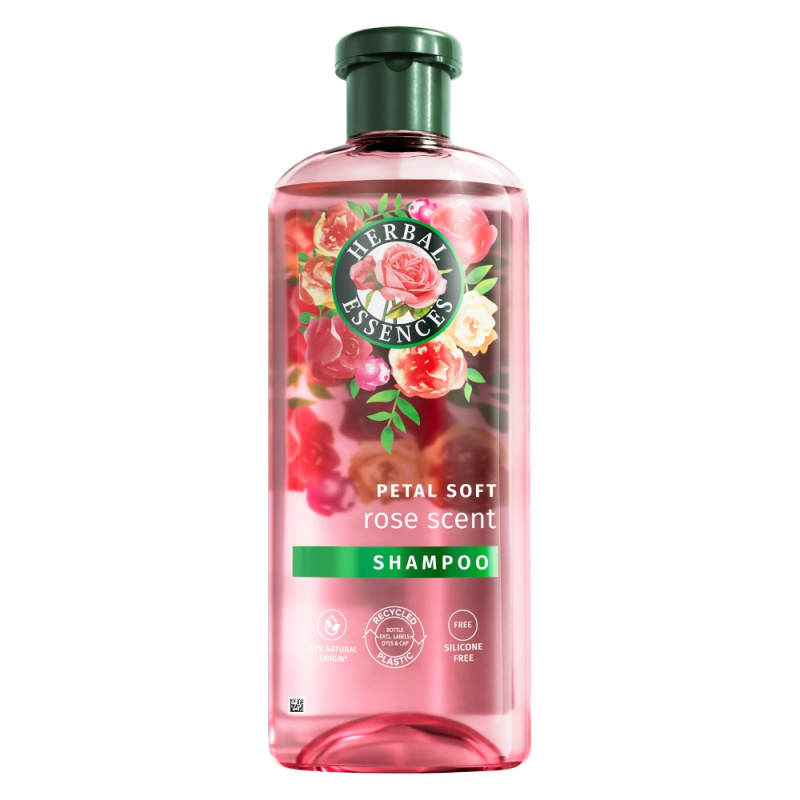Herbal Essences Rose Scent Petal Soft šampon pro suché a poškozené vlasy 350 ml