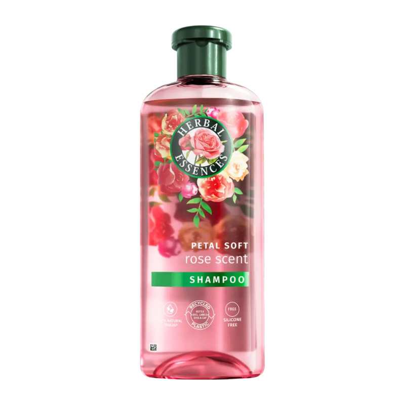Herbal Essences Rose Scent Petal Soft šampon pro suché a poškozené vlasy 350 ml