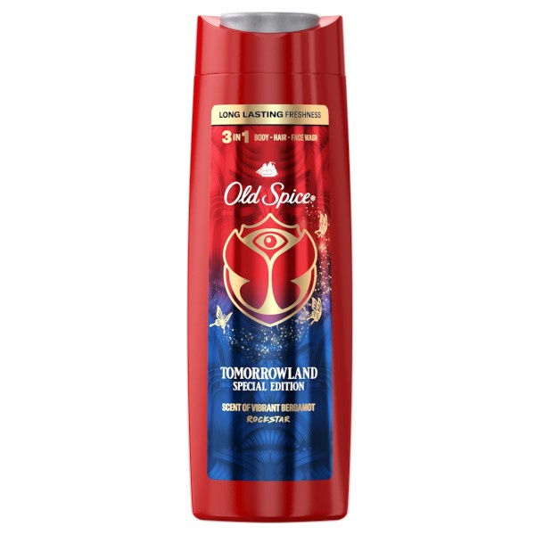 Old Spice RockStar sprchový gel pro muže na obličej, tělo a vlasy 400 ml