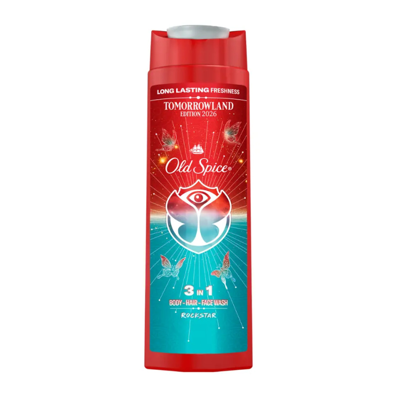 Old Spice RockStar sprchový gel pro muže na obličej, tělo a vlasy 400 ml