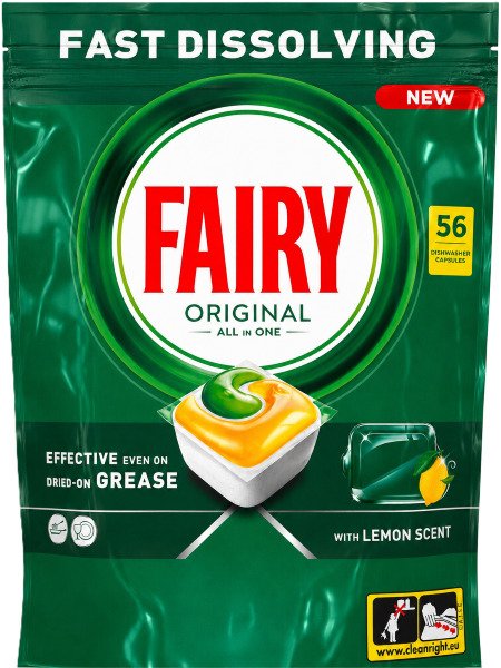 Fairy Original All in1 56ks tabl. Lemon