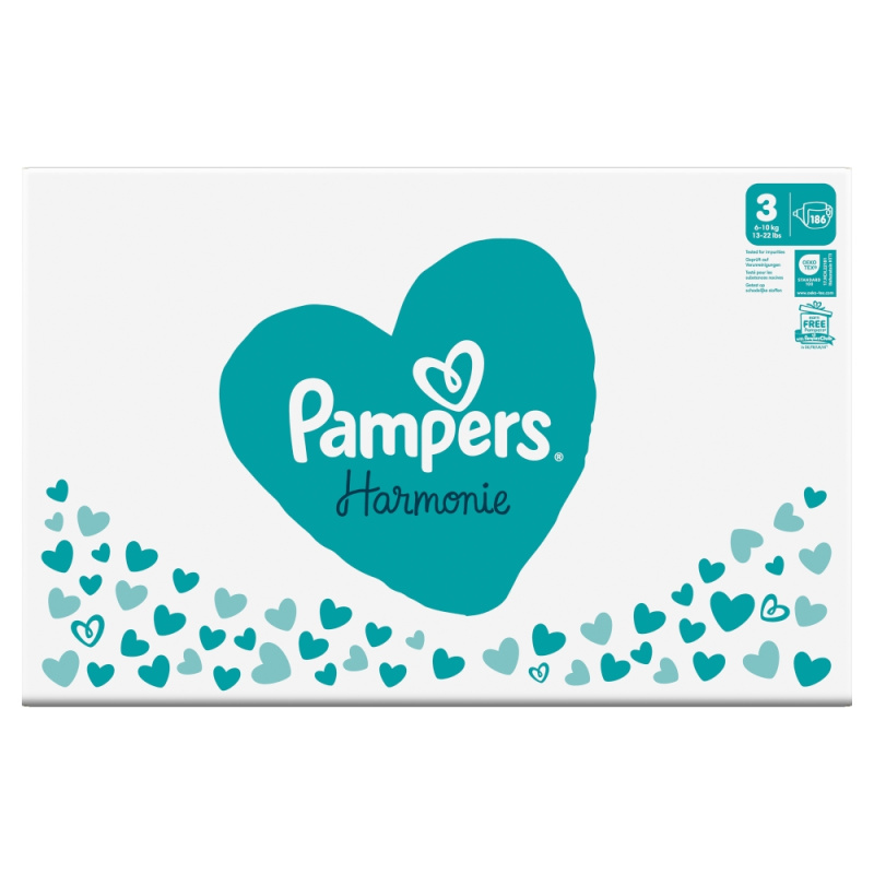 Pampers Harmonie Baby dětské plenky velikost 3 (6–10 kg)