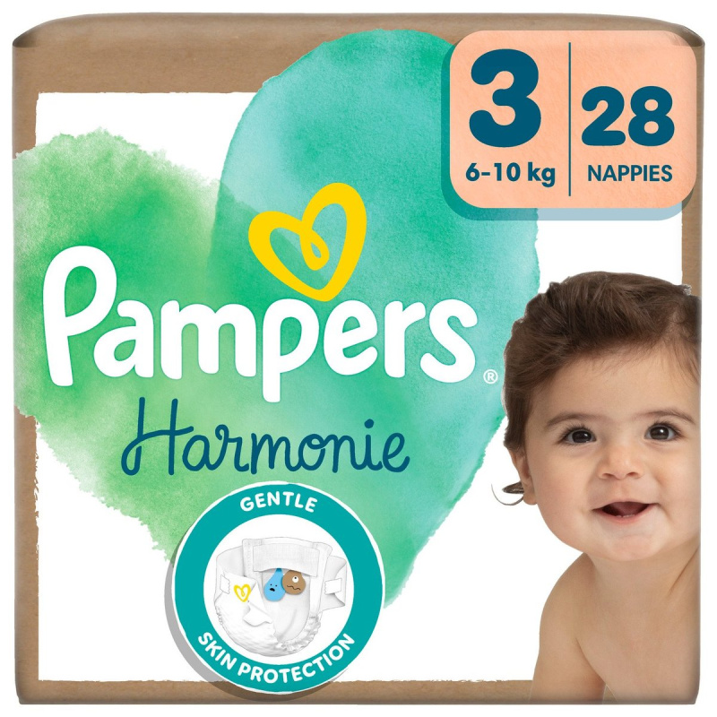 Pampers Harmonie Baby dětské plenky velikost 3 (6–10 kg)