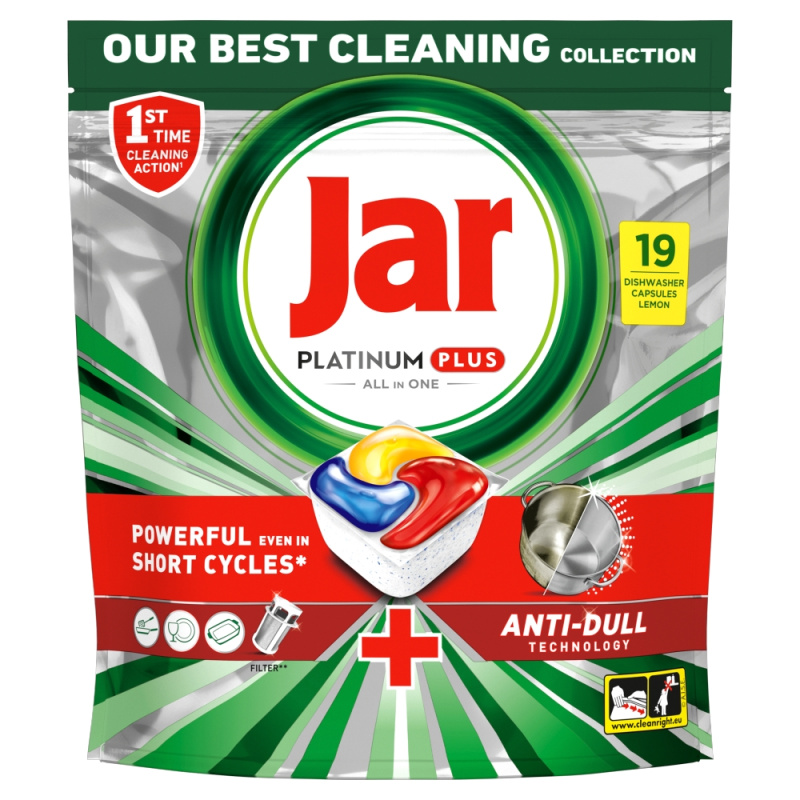 Jar Platinum Plus Lemon kapsle do myčky