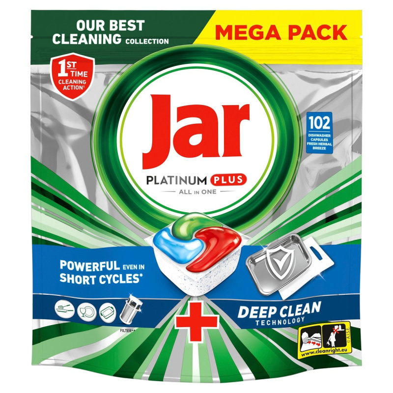 Jar Platinum Plus Deep Clean kapsle do myčky