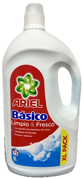 Ariel tek. gel 3375ml 75PD Básic *