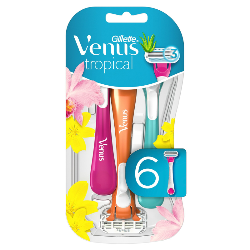 Gillette Venus Tropical jednorázové holítko 6 ks