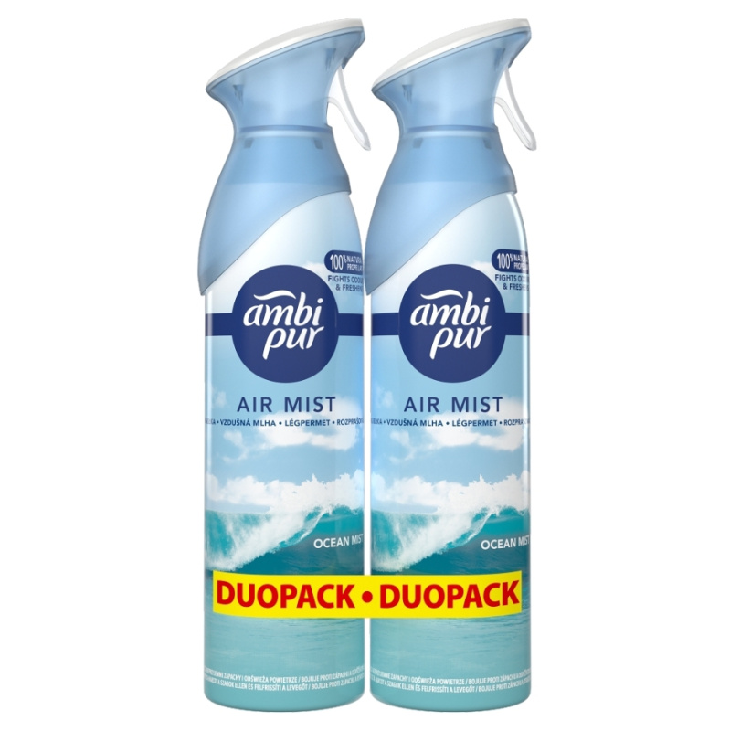 Osvěžovač vzduchu AmbiPur - sprej, Ocean Mist, 2x185 ml