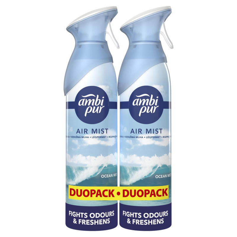 Osvěžovač vzduchu AmbiPur - sprej, Ocean Mist, 2x185 ml