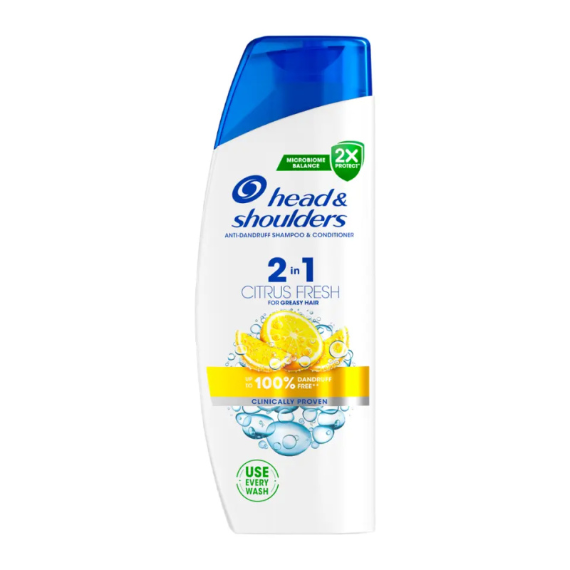 HEAD&SHOULDERS Šampon 2v1 Citrus 330 ml