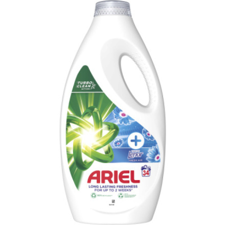 Ariel Touch of Lenor - prací gel - Fresh Air, 34 dávek