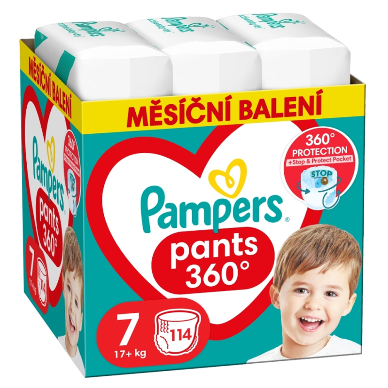 Pampers Active Baby plenkové kalhotky 7 (15+ kg)