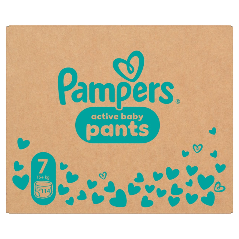 Pampers Active Baby plenkové kalhotky 7 (15+ kg)