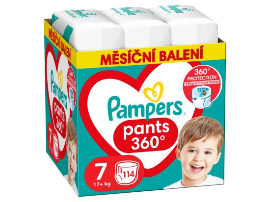 Pampers Active Baby plenkové kalhotky 7 (15+ kg)