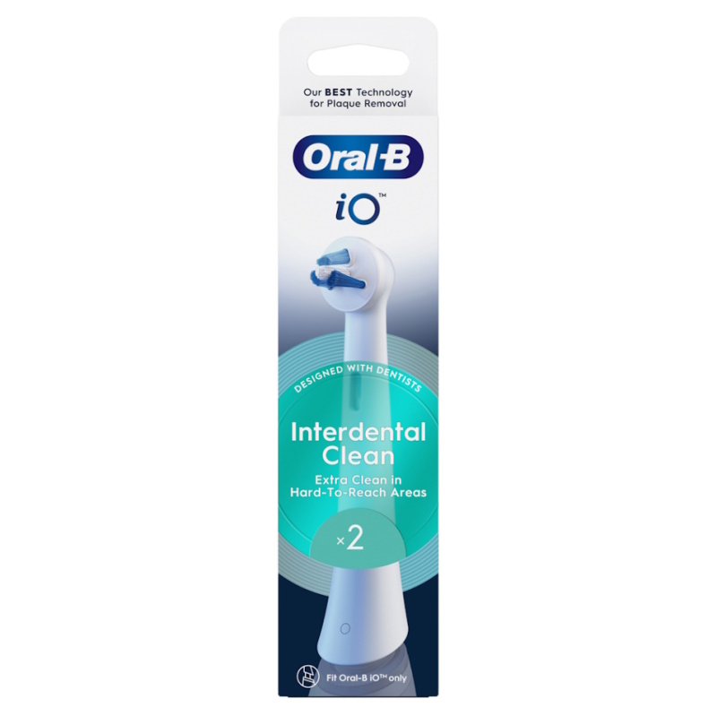 Oral B iO Interdental Clean náhradní hlavice pro čištění rovnátek a implantátů 2 ks