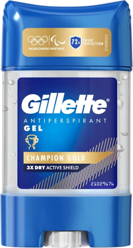Gillette Champion Gold gelový antiperspirant 70 ml