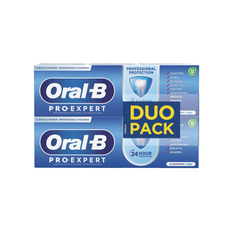 Oral B Pro Expert Professional Protection zubní pasta pro ochranu dásní 2x75 ml