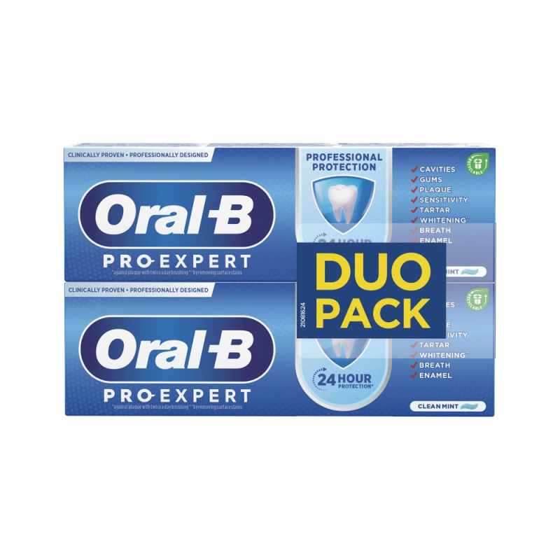 Oral B Pro Expert Professional Protection zubní pasta pro ochranu dásní 2x75 ml