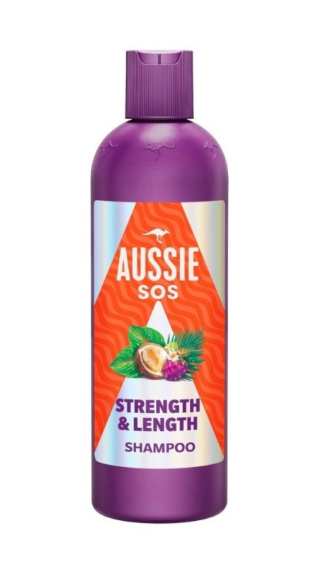Aussie SOS Strength & Length posilující šampon pro dlouhé vlasy 300 ml