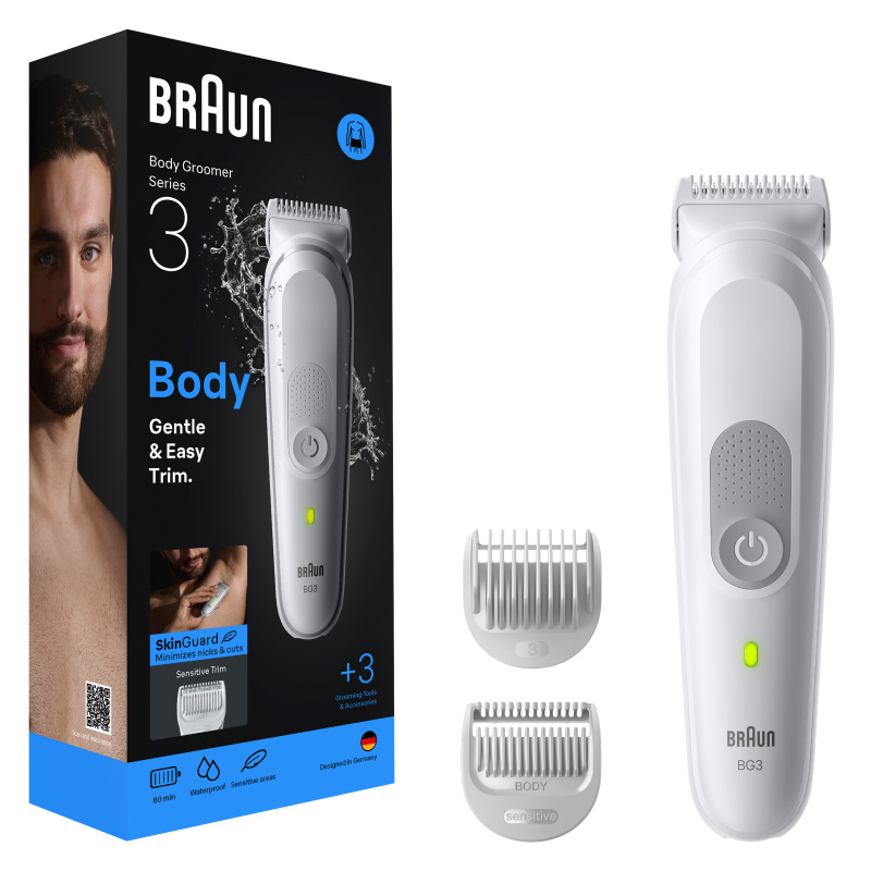 Braun Series 3 BG3530 sada péče o tělo šedá