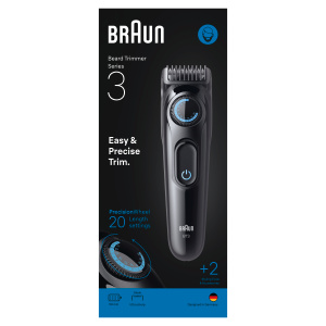 Braun BT3500 Series 3 zastřihovač vousů s 20 nastaveními délky