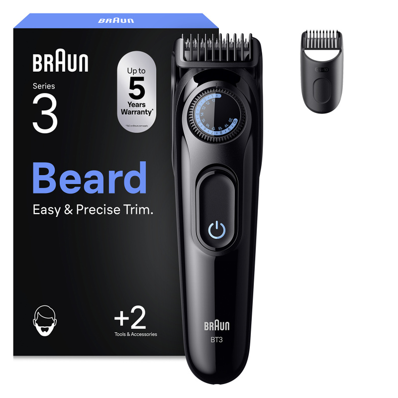Braun BT3500 Series 3 zastřihovač vousů s 20 nastaveními délky