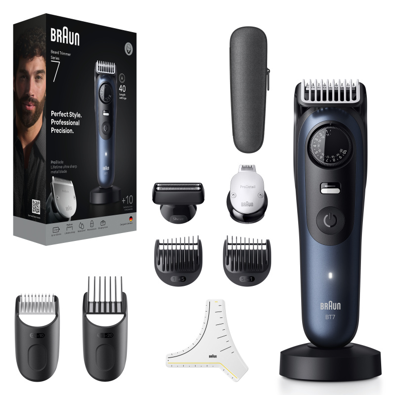 Braun Series 7 BT7540 zastřihovač vousů + 10 stylingových nástrojů 1 ks