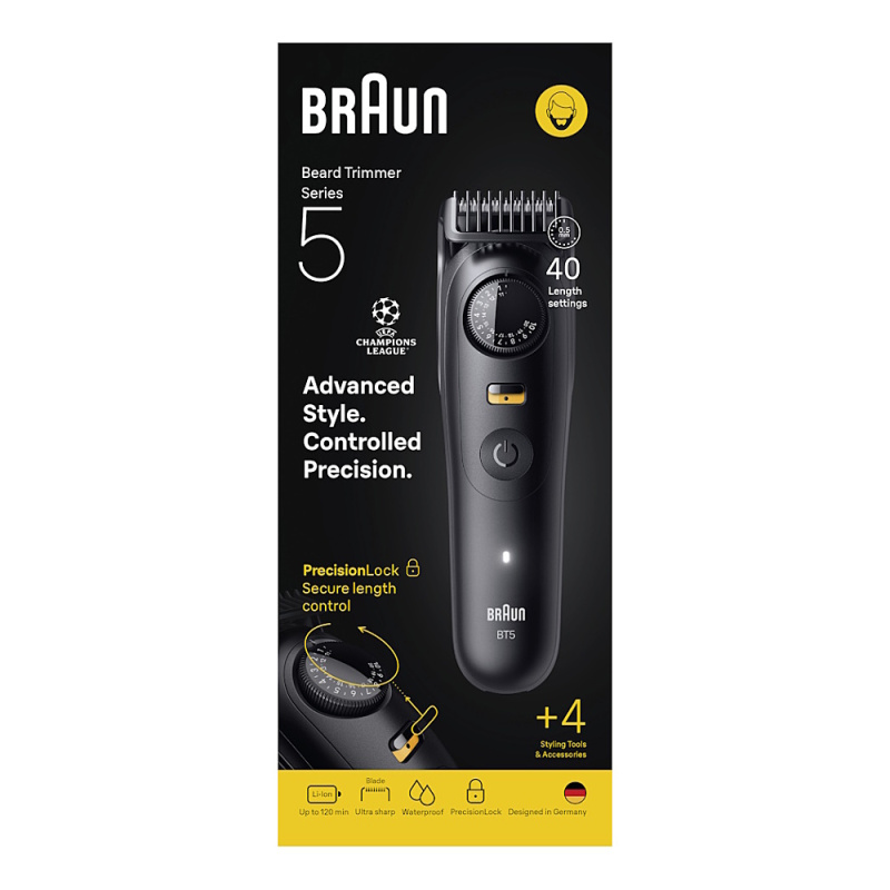 Braun Series 5 BT5520 zastřihovač vousů + 4 stylingové nástroje 1 ks