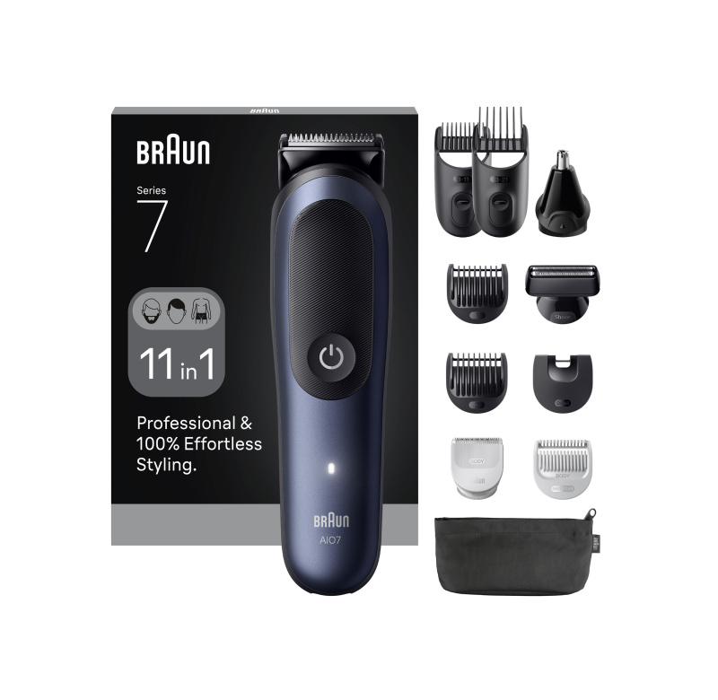 Braun All-In-One Series 7 AIO7540 sada pro péči o vlasy, vousy a tělo 11v1 1 ks