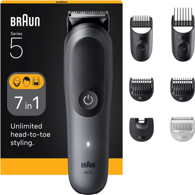 Braun All-In-One Series 5 AIO5520 sada pro péči o vlasy a tělo 7 v 1 1 ks