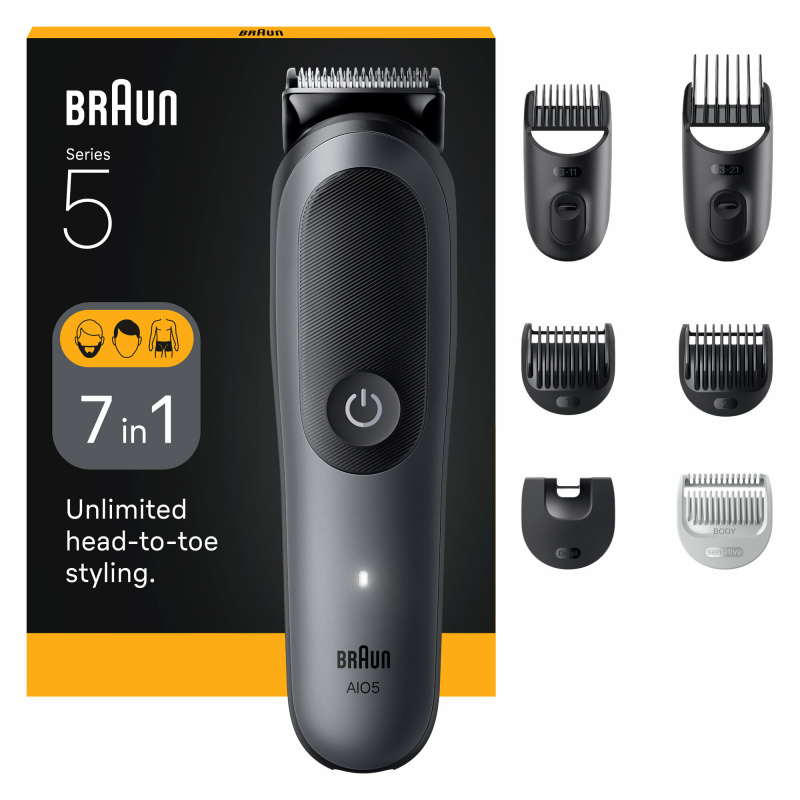 Braun All-In-One Series 5 AIO5520 sada pro péči o vlasy a tělo 7 v 1 1 ks