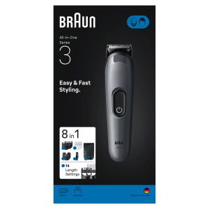 BRAUN Series 3 AIO3540 8v1 sada pro péči o tělo