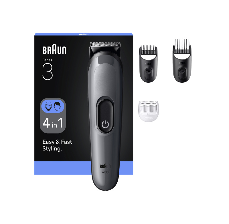 Braun All-In-One Series 3 AIO3500 sada na úpravu vlasů a vousů 4 v 1 1 ks