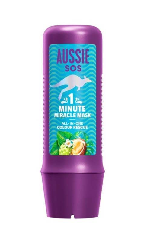 Aussie 1 Minute Miracle Color Rescue ošetřující maska pro barvené vlasy 250 ml